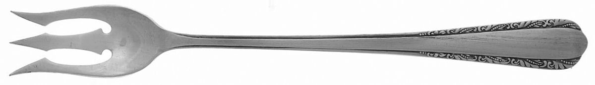Moonglow (Sterling, 1938, No Monograms) Short Handle Pickle/Olive Fork by International Silver-1