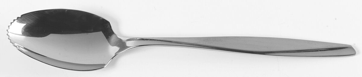 Moonspun (Stainless) Fruit/Orange Spoon by International Silver-1