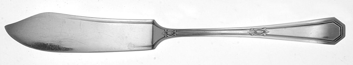 Molly Pitcher (Silverplate, 1919) Flat Handle Master Butter Knife by International Silver-1