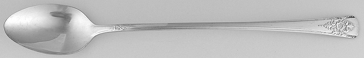 Mountain Rose (Silverplate, 1954) Iced Tea Spoon by International Silver-1