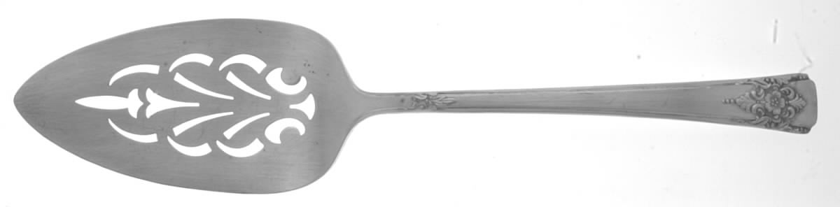 Mountain Rose (Silverplate, 1954) Solid Pierced Pie Server by International Silver-1