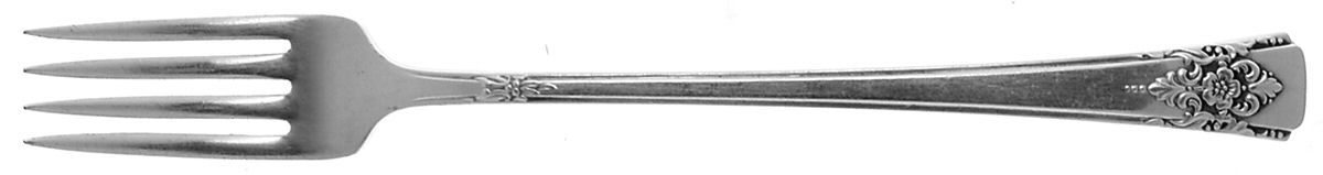 Mountain Rose (Silverplate, 1954) Grille Fork (Viande) by International Silver-1