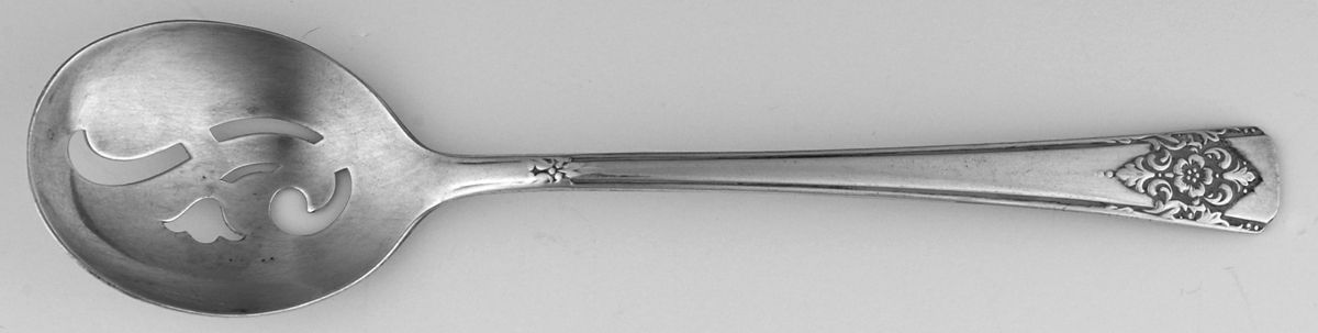 Mountain Rose (Silverplate, 1954) Large Sugar Sifter by International Silver-1