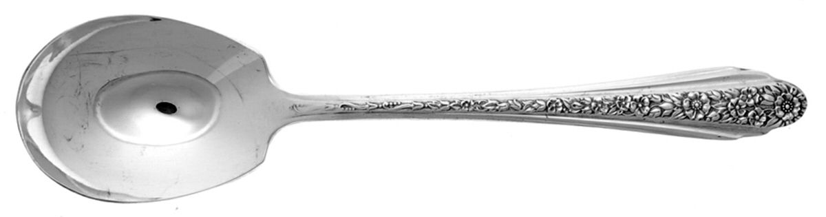 Modern Rose (Silverplate, 1949) Sugar Spoon by International Silver-1