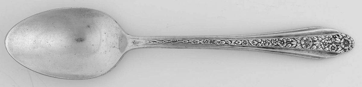 Modern Rose (Silverplate, 1949) Teaspoon by International Silver-1