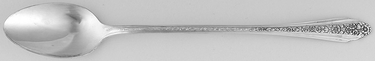 Modern Rose (Silverplate, 1949) Iced Tea Spoon by International Silver-1