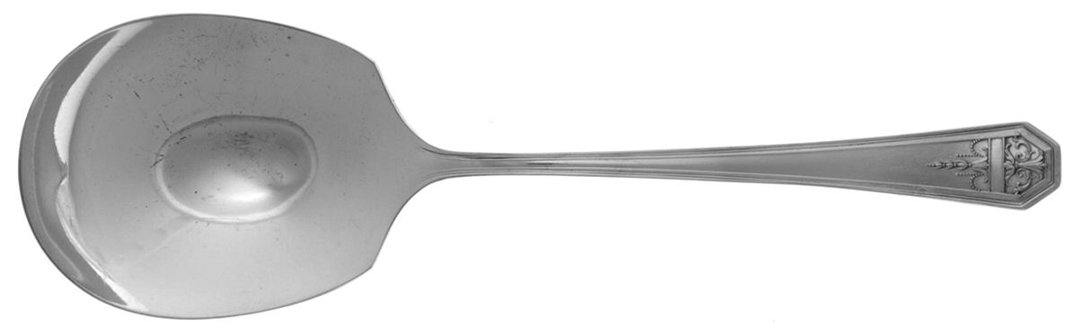 Mount Royal (Silverplate, 1924) Solid Smooth Casserole Spoon by International Silver-1