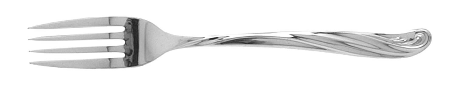 Modern Scroll (Silverplate, 1958) Fork by International Silver-1