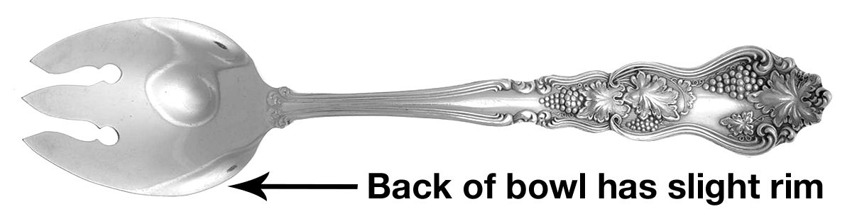 Moselle (Silverplate, 1906) Ice Cream Fork by International Silver-1
