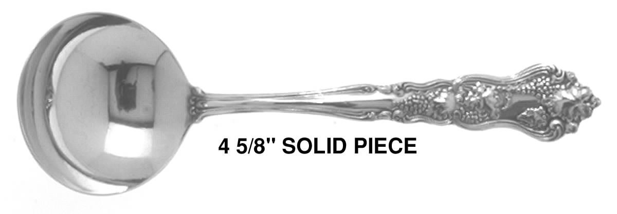 Moselle (Silverplate, 1906) Round Bowl Soup Spoon (Bouillon) by International Silver-1