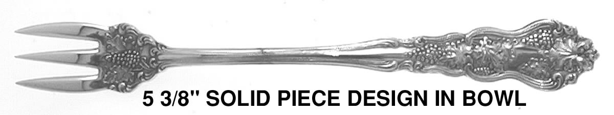 Moselle (Silverplate, 1906) Oyster Fork by International Silver-1