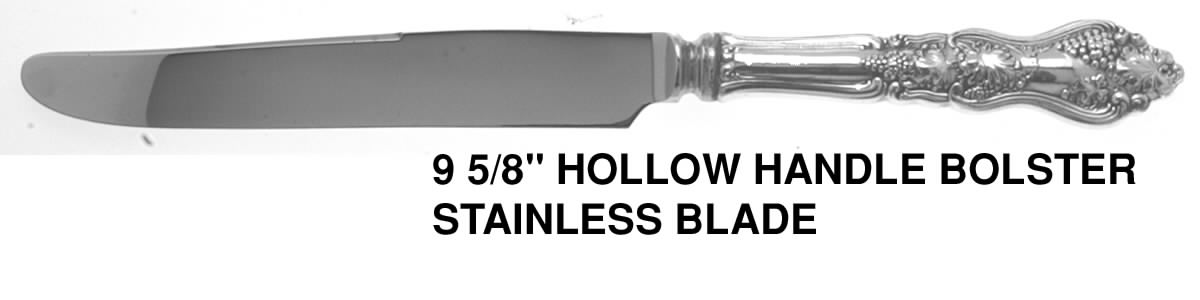 Moselle (Silverplate, 1906) New French Hollow Knife with Bolster by International Silver-1
