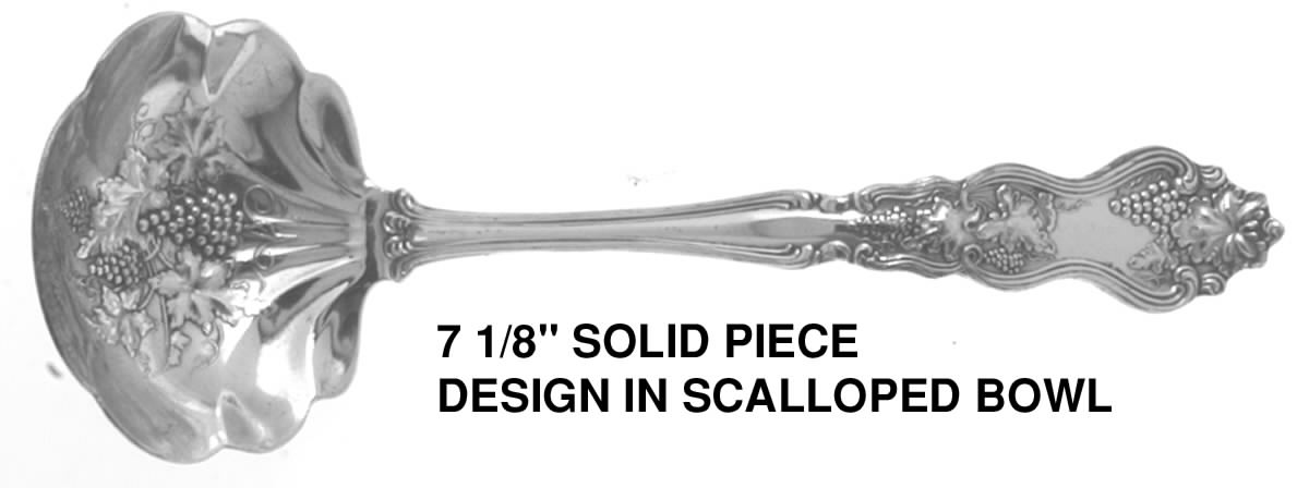 Moselle (Silverplate, 1906) Solid Gravy Ladle by International Silver-1