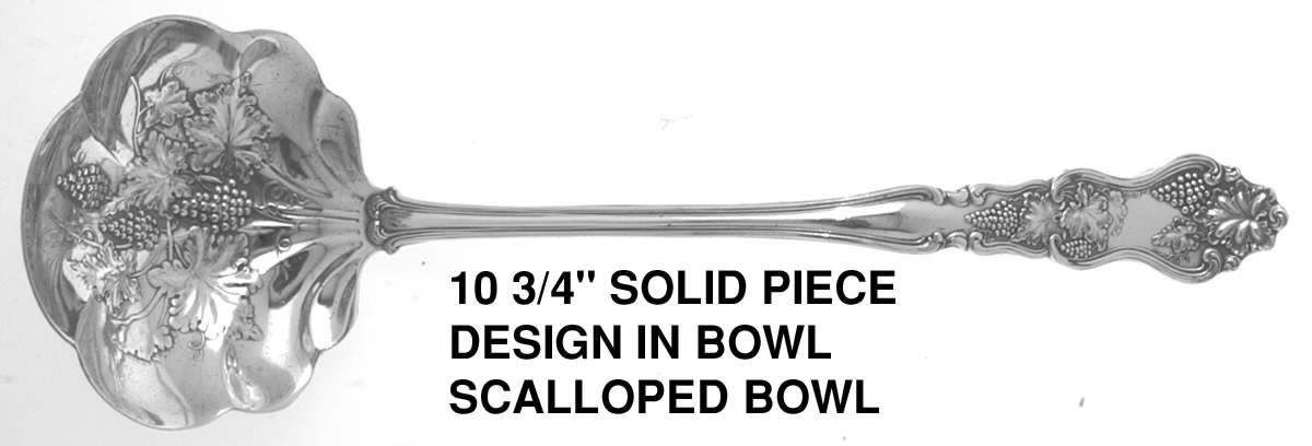 Moselle (Silverplate, 1906) Oyster Ladle Solid Piece by International Silver-1