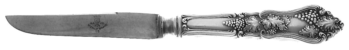 Moselle (Silverplate, 1906) Individual Fruit Knife with Silverplate Blade by International Silver-1