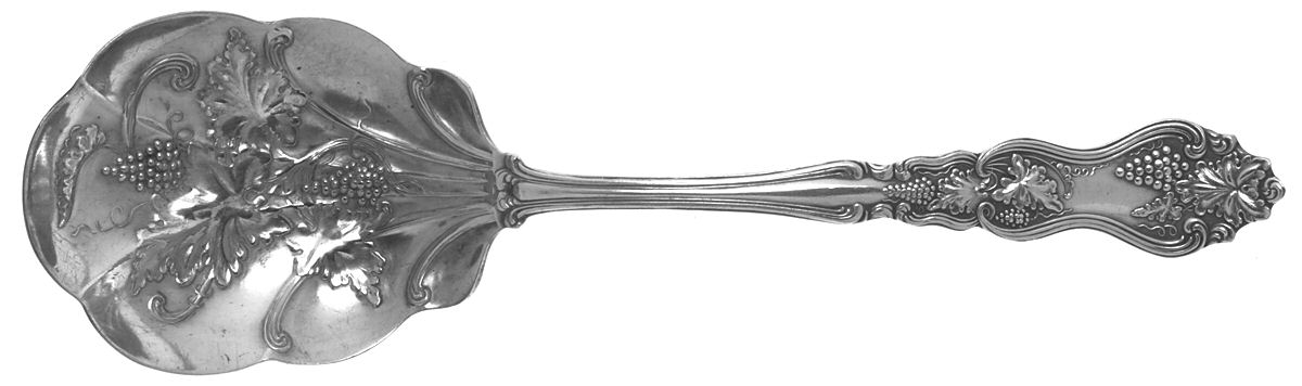 Moselle (Silverplate, 1906) Solid Salad Serving Spoon by International Silver-1