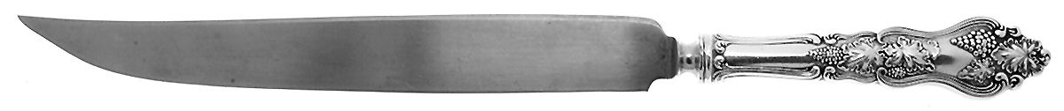 Moselle (Silverplate, 1906) Large Stainless Blade Roast Carving Knife by International Silver-1