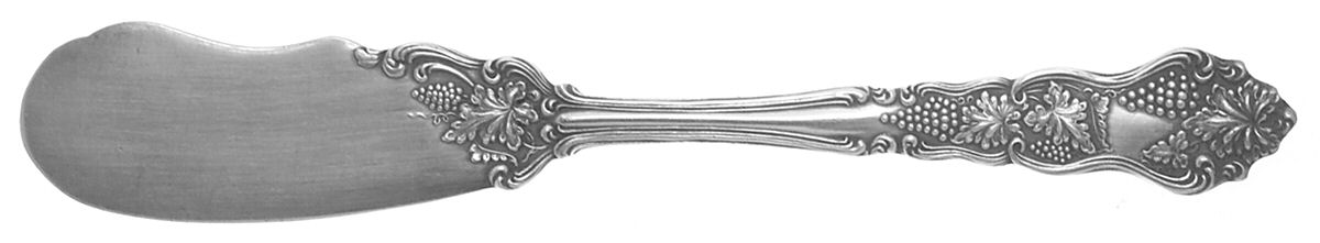 Moselle (Silverplate, 1906) Small Flat Handled Butter Spreader by International Silver-1