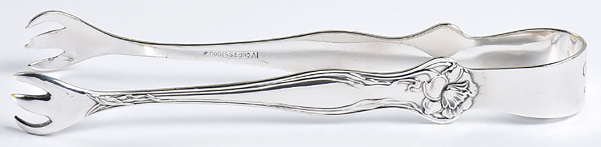 Mystic (Silverplate, 1903) Sugar Tongs by International Silver-1