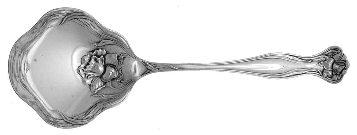 Mystic (Silverplate, 1903) Solid Salad Serving Spoon by International Silver-1