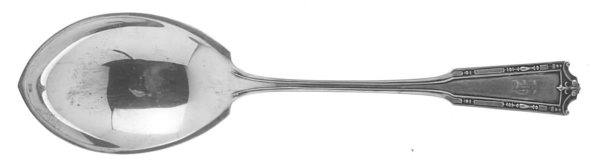 Nathan Hale (Sterling, 1912) Small Solid Berry/Casserole Spoon by International Silver-1