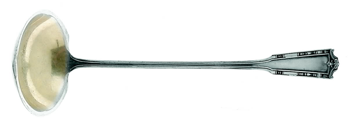 Nathan Hale (Sterling, 1912) Solid Piece Cream Ladle by International Silver-1
