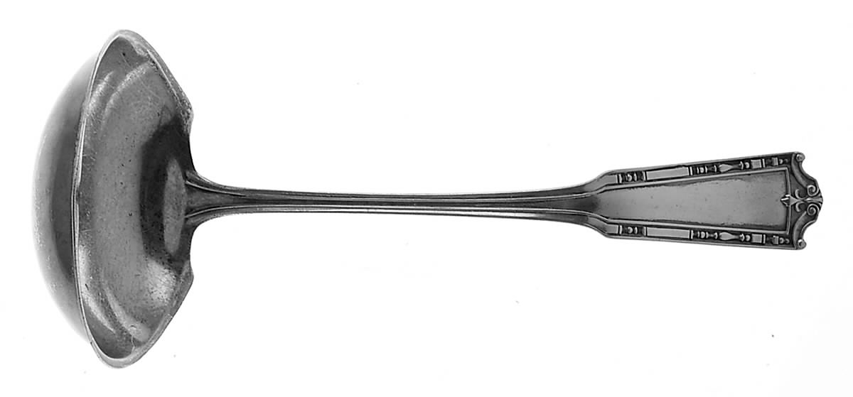 Nathan Hale (Sterling, 1912) Solid Gravy Ladle by International Silver-1