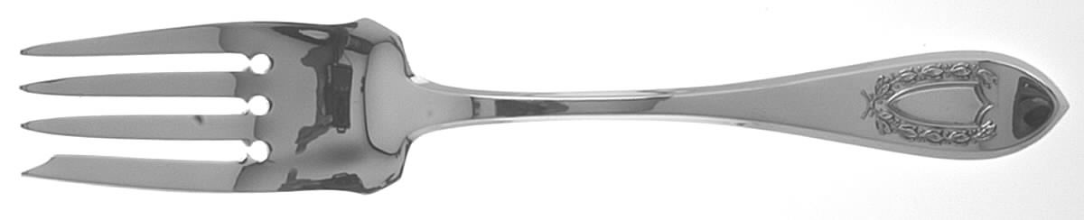 Napoleon (Sterling, 1910, No Monograms) Individual Solid Fish Fork by International Silver-1