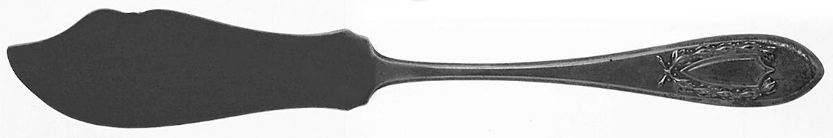 Napoleon (Sterling, 1910, No Monograms) Flat Handle Master Butter Knife by International Silver-1