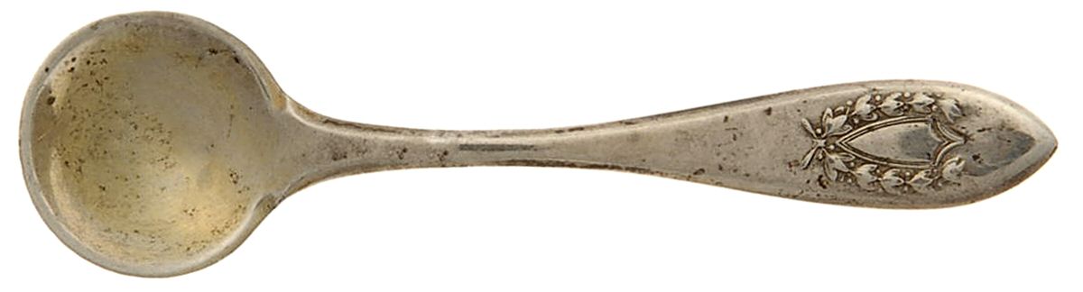 Napoleon (Sterling, 1910, No Monograms) Individual Salt Spoon by International Silver-1