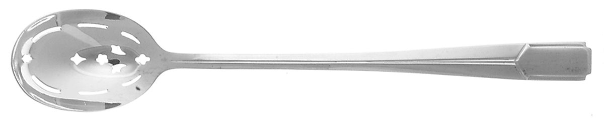 Napoleon (Silverplate, 1929) Pierced Bowl Short Handle Olive Spoon by International Silver-1