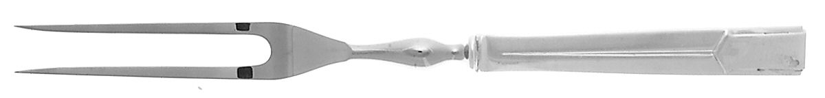 Napoleon (Silverplate, 1929) Small Steak Carving Fork with Stainless Prongs by International Silver-1