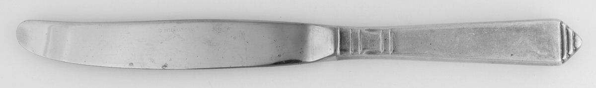 Napoli (Silverplate) Modern Hollow Knife by International Silver-1