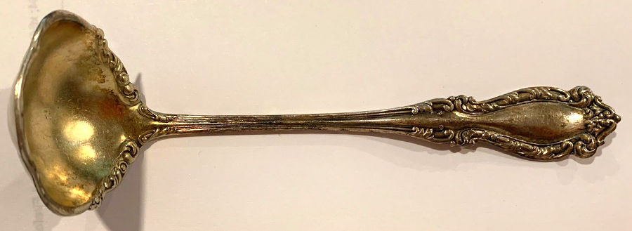Nassau (Silverplate, 1899) Solid Piece Cream Ladle by International Silver-1