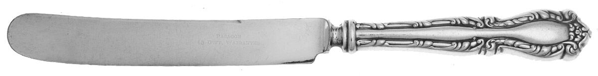 Nassau (Silverplate, 1899) Old French Hollow Knife with Bolster by International Silver-1