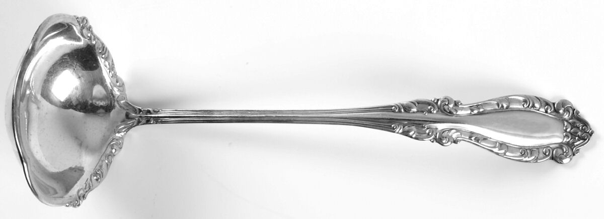Nassau (Silverplate, 1899) Solid Soup Ladle by International Silver-1