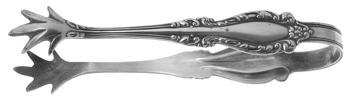 Nassau (Silverplate, 1899) Sugar Tongs by International Silver-1