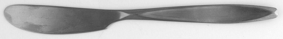 Nassau (Stainless) Flat Handle Butter Spreader by International Silver-1