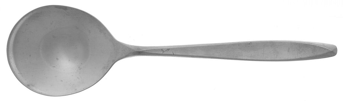 Nassau (Stainless) Round Bowl Soup Spoon (Cream Soup) by International Silver-1