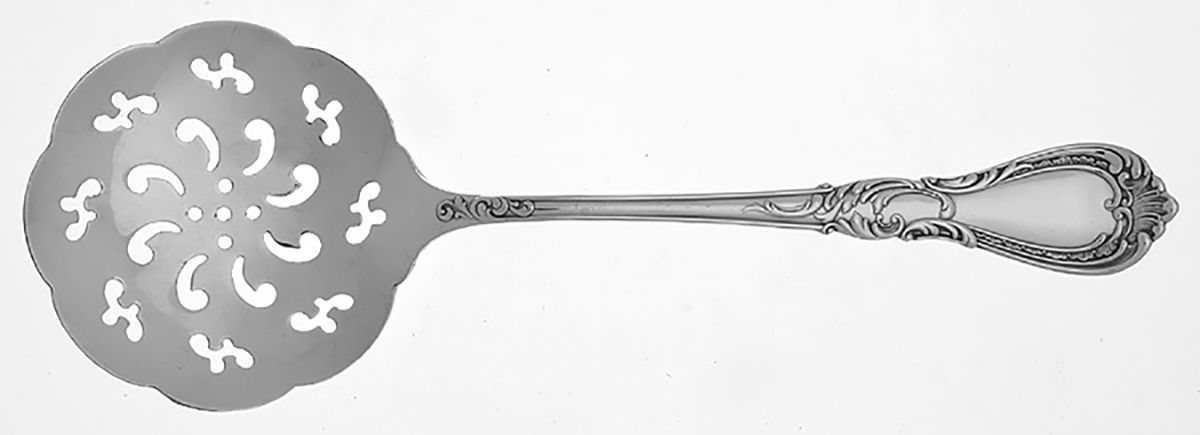 Navarre (Silverplate, 1890) Tomato Server, Solid Piece by International Silver-1