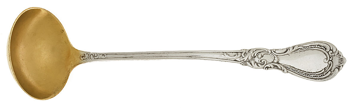 Navarre (Silverplate, 1890) Solid Piece Cream Ladle by International Silver-1
