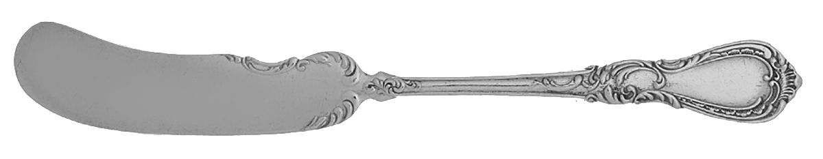 Navarre (Silverplate, 1890) Flat Handle Butter Spreader by International Silver-1