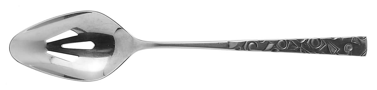 Navaho (Stainless) Pierced Tablespoon (Serving Spoon) by International Silver-1