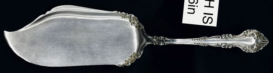 New Century (Silverplate, 1898) Large Solid Fish Serving Knife by International Silver-1