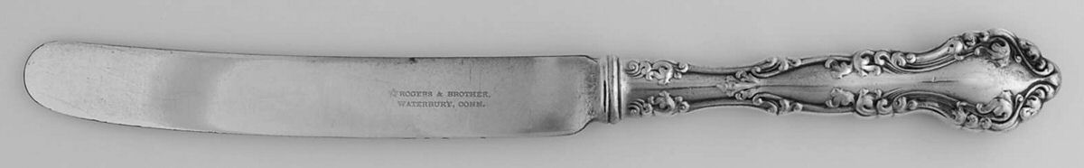 New Century (Silverplate, 1898) Old French Hollow Knife by International Silver-1