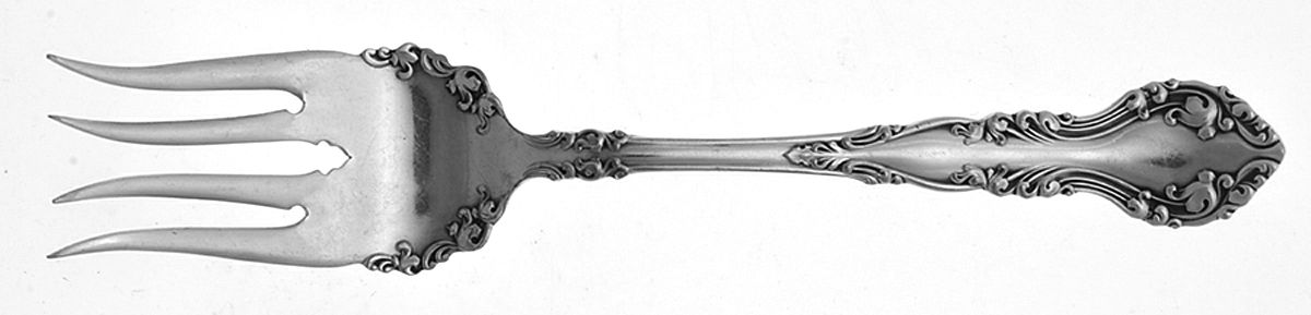 New Century (Silverplate, 1898) Small Chipped Beef Fork by International Silver-1