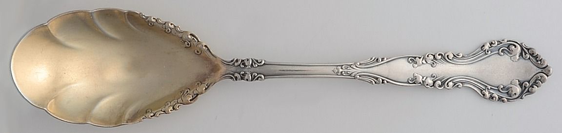 New Century (Silverplate, 1898) Preserve Spoon by International Silver-1