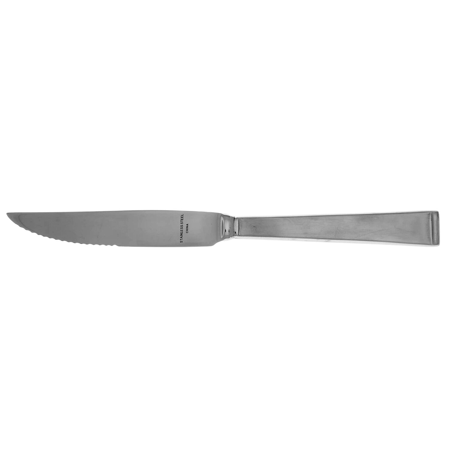 New Charm (Stainless) Steak Knife Individual Hollow, Serrate HC by International Silver-1