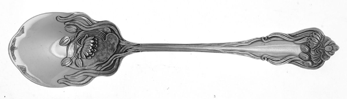 Nenuphar (Silverplate, 1905) Sugar Spoon by International Silver-1