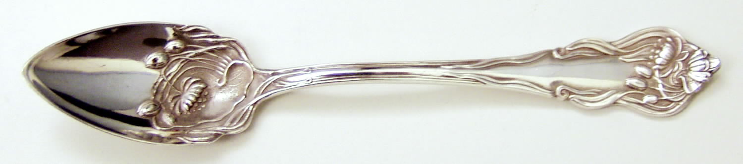 Nenuphar (Silverplate, 1905) Fruit/Orange Spoon by International Silver-1